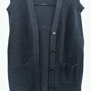 Uniqlo Dark Gray Knit Vest